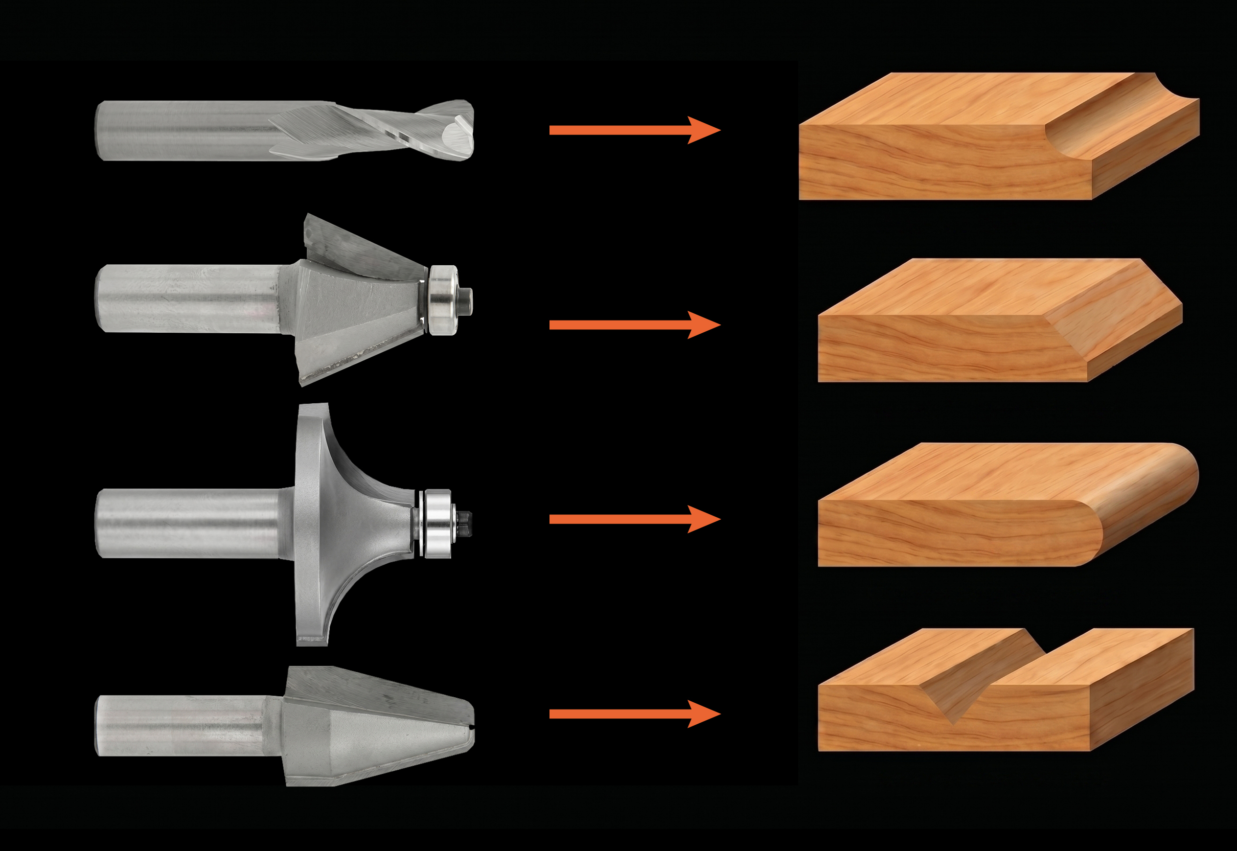 A Guide to Router Bit Profiles: Choosing the Right Edge