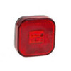 62mm Square Marker Lamp - Red