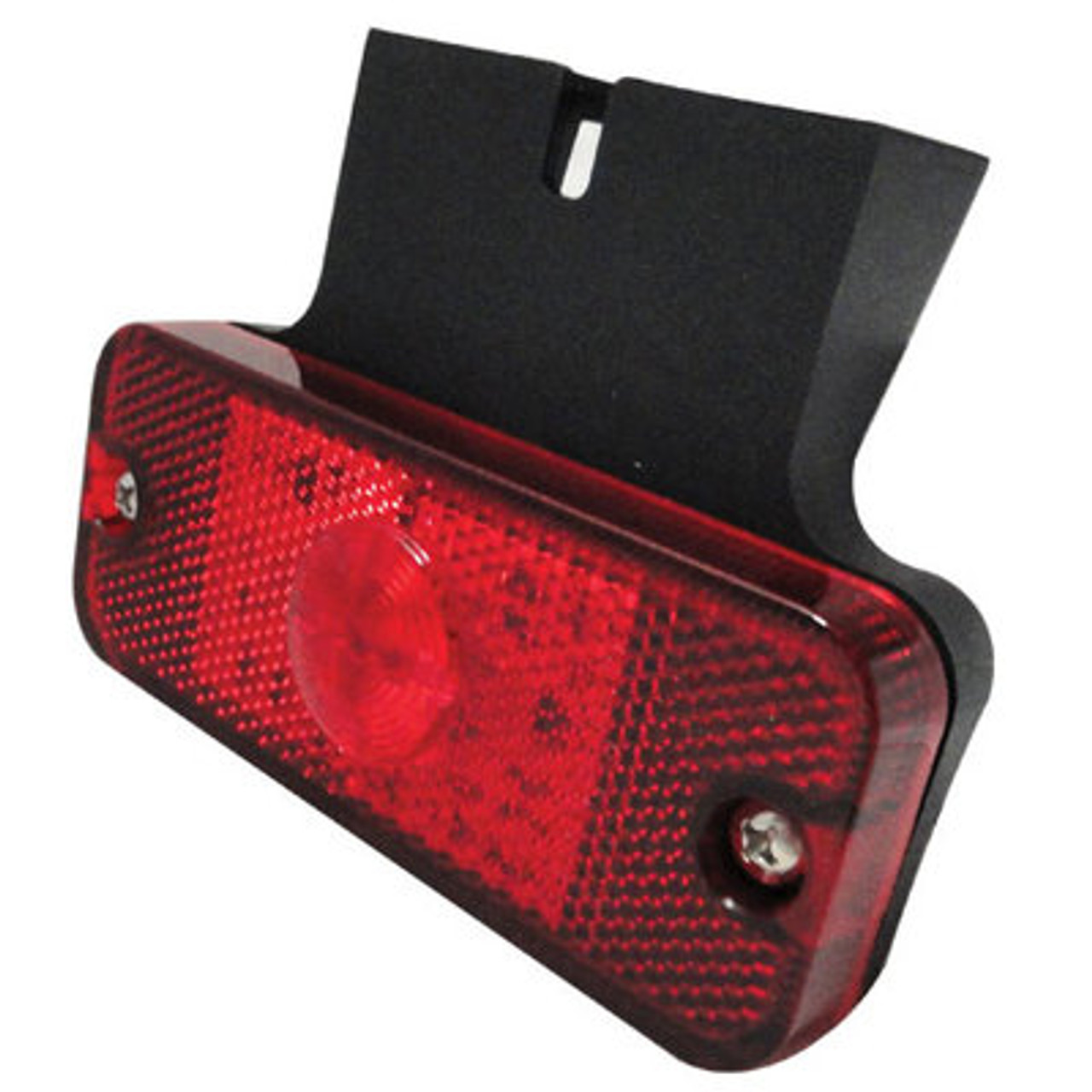 LED Marker Light with Bracket - Red