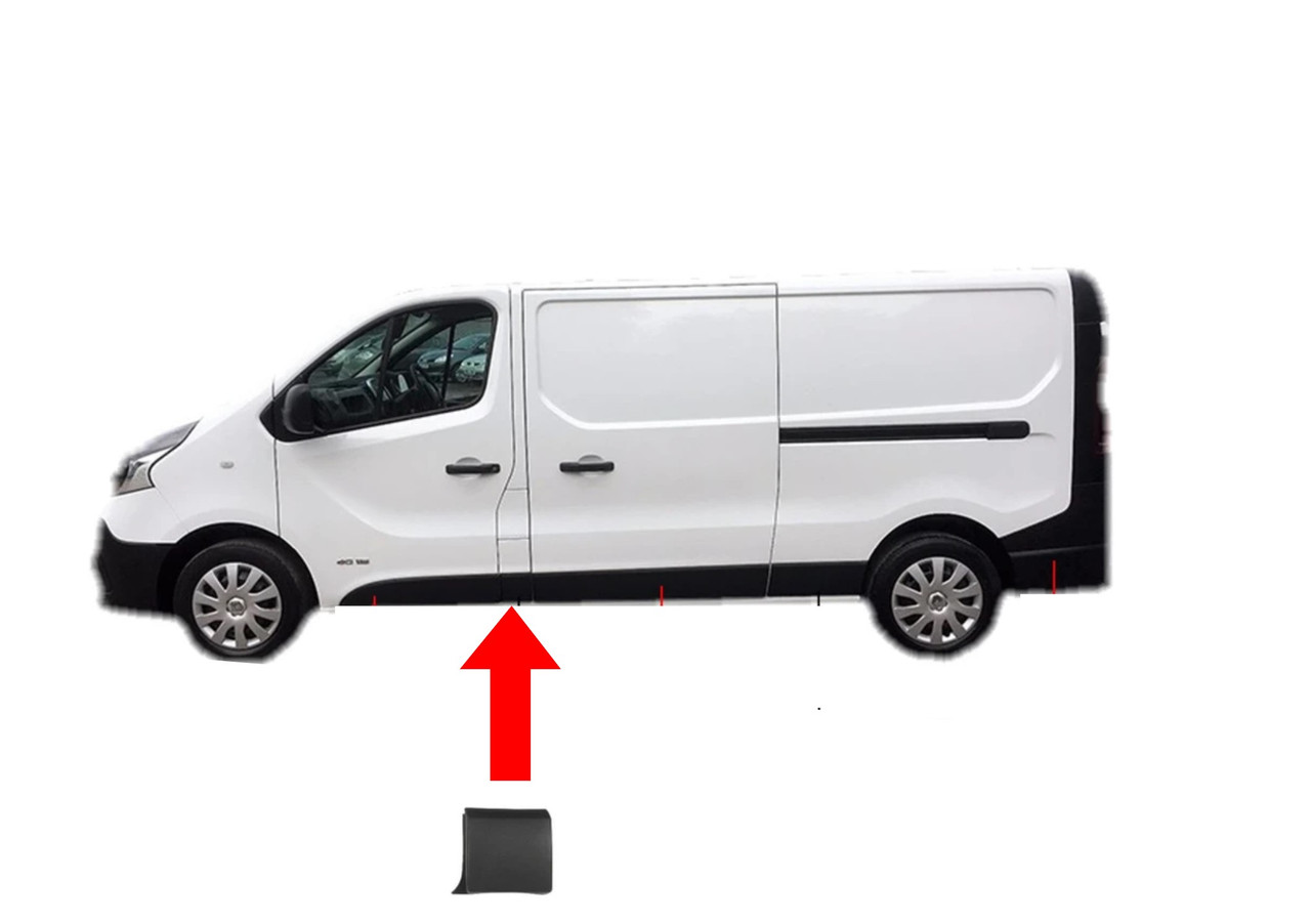 Renault Trafic 2014- RH Moulding Behind Door