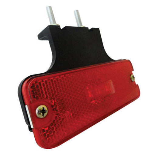 LED Marker Light with Fixed Bracket - Red