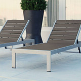 Shore Chaise Outdoor Patio Aluminum Set of 2