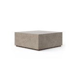 Kips Bay Brutalist Square Concrete Coffee Table