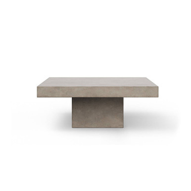 Fulton Brutalist Indoor/Outdoor Square Coffee Table