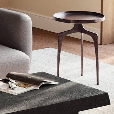 Brookfield Reclaimed Metal End Table