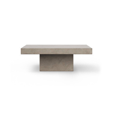 Fulton Brutalist Indoor/Outdoor Rectangle Coffee Table
