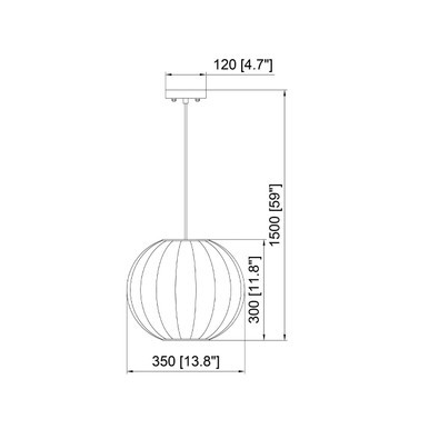Zenith Woven Chandelier