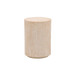 Faux Travertine Concrete Outdoor End Table