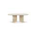 Verona Oval Coffee Table with Angled Base
