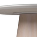 Japandi Glass Top Round Dining Table