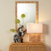 Aria Rectangle Wood Wall Mirror