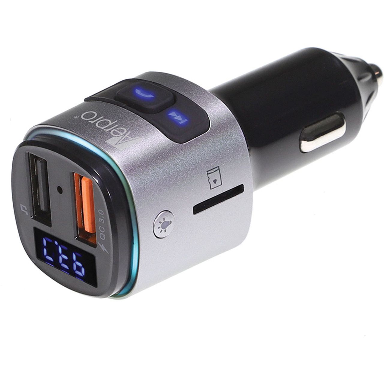 Aerpro Bluetooth FM Transmitter with QC3.0 USB APBT210