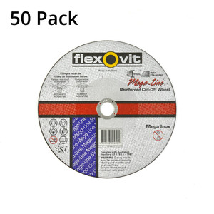 Flexovit 230mm x 2.0mm Inox Ultra Thin Cut Off Wheel - 22mm Bore - 50 Pack