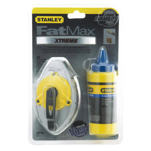 FatMax Xtreme 30m/100ft Chalk Line Reel with 4oz Blue Chalk - 47-482L