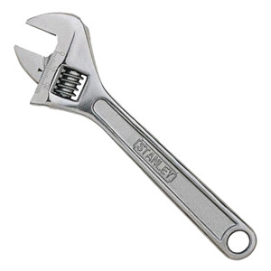 Stanley 100mm(4") Adjustable Wrench - 87-430