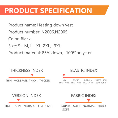 Smart Temperature Control Heating Down Jacket