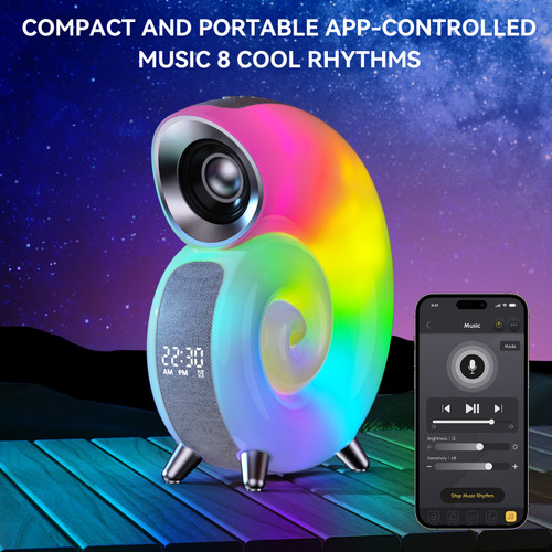 Colorful Conch Music Lamp – Sleep Aid & Wake-Up Light