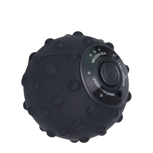 FL Electric Vibrating Massage Ball: 4-Speed High-Intensity Fitness Yoga Roller