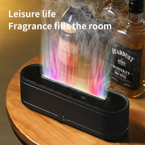 3D Flame Aromatherapy Diffuser: Ultrasonic Essential Oil Nebulizer with Remote