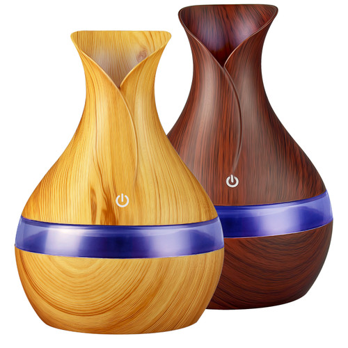LED Aroma Diffuser: Ultrasonic Humidifier with Essential Oils and USB