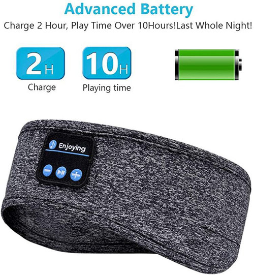 Bluetooth Sleep Mask: Comfortable Wireless Headphones for Side Sleepers
