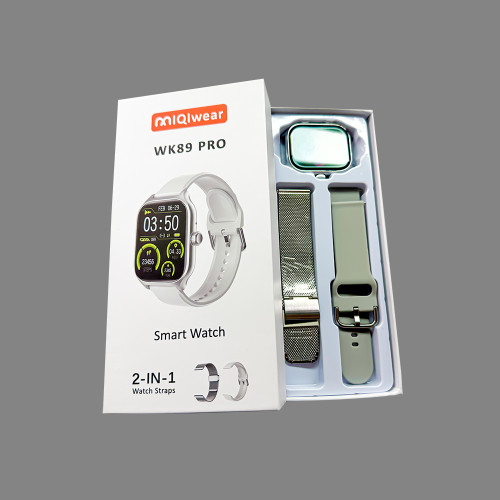 WK89 2-in-1 Smart Watch Series 9, Health Monitoring & Wireless Games