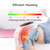 Cordless Electric Knee Massager with Heat and Vibration