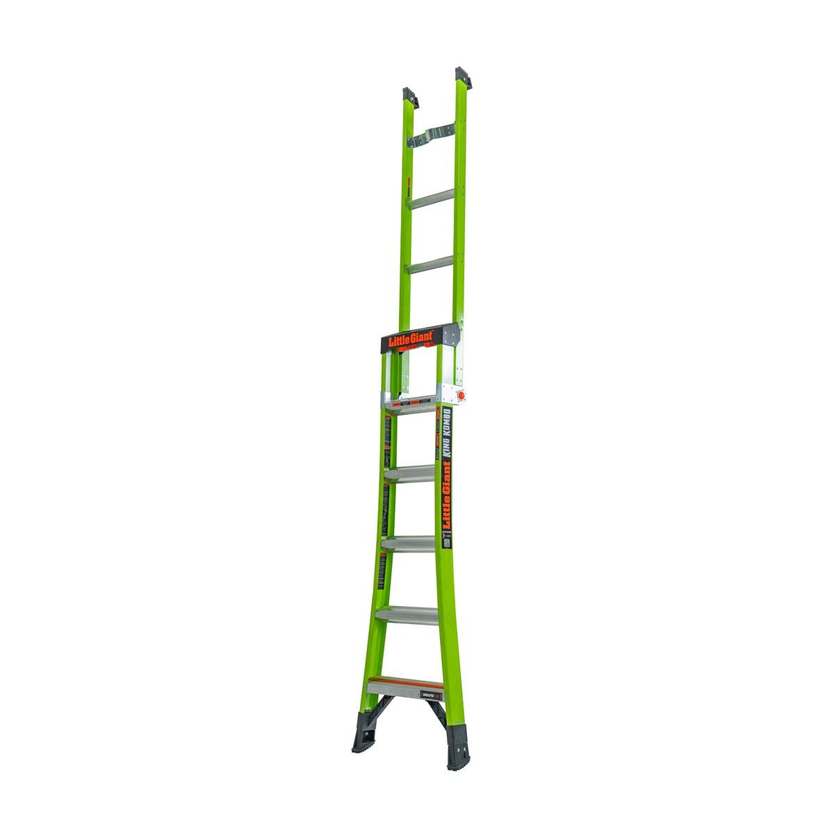 Little Giant King Kombo Fiberglass Articulating Stepladder
