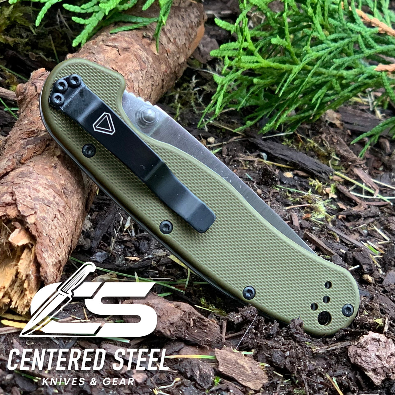 Ontario RAT II, AUS-8, OD Green Nylon