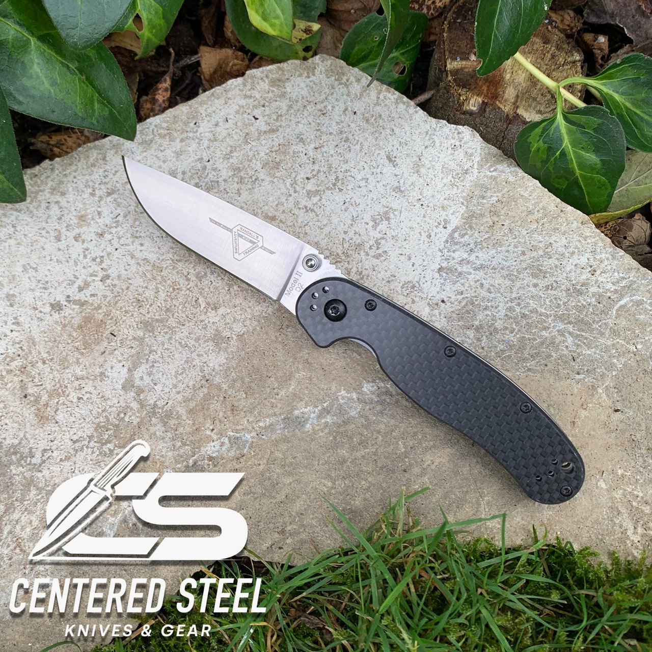 Ontario RAT II, D2, Black Carbon Fiber - Centered Steel