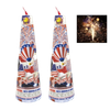 8" 4th of July Conic Fountain Bulk by Fire Hawk fountain firework
