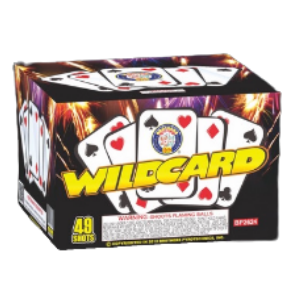 Wildcard 49 Shots by Brothers 200 gram aerial cake