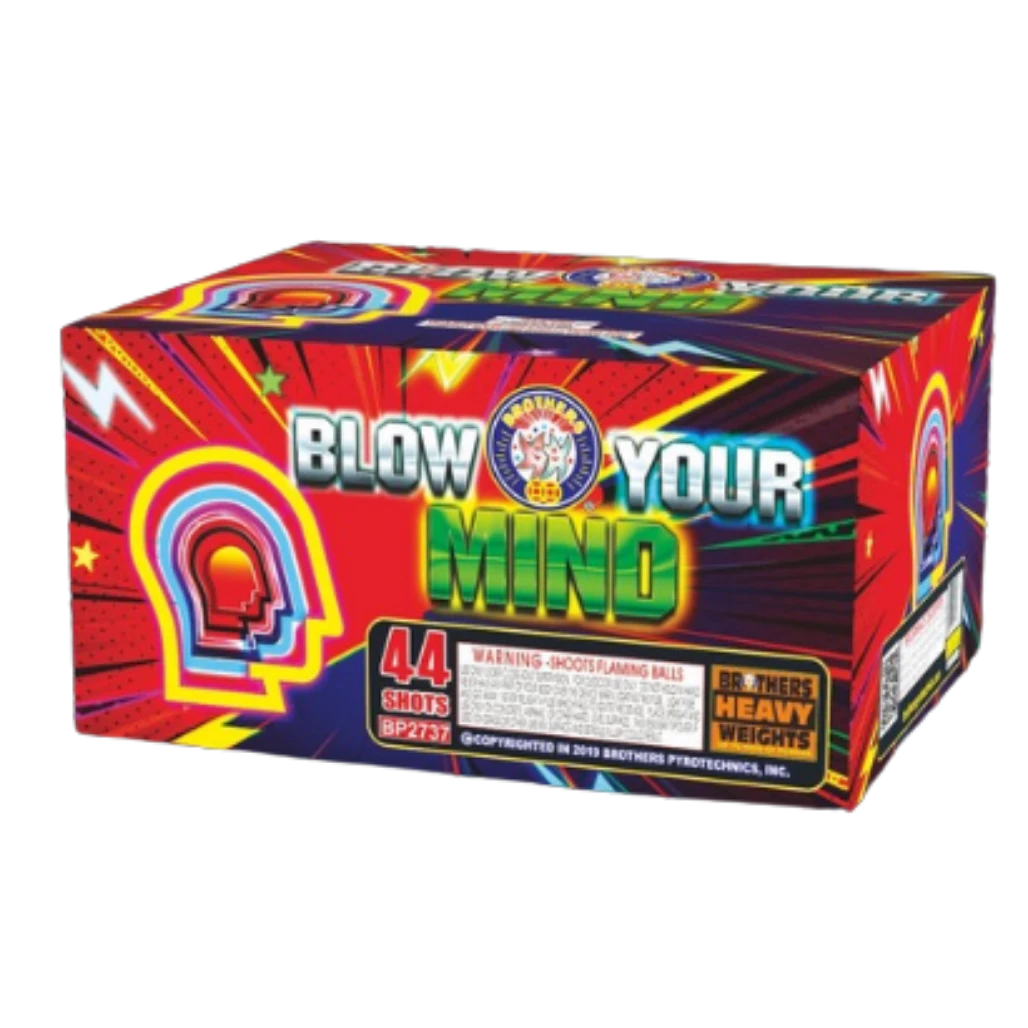 Blow Your Mind 44 Shots by Brothers 500 gram aerial cake