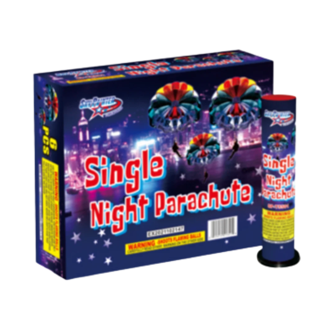 Single Night Parachute by Sky Painter parachute firework
