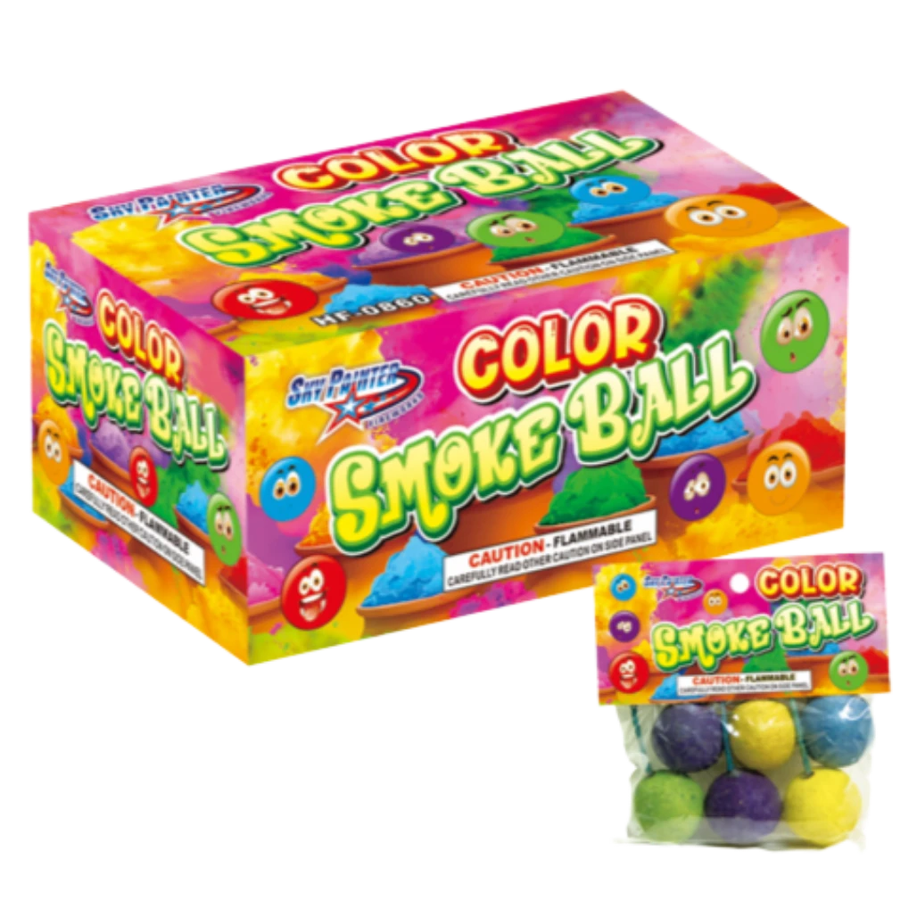 Color Clay Smoke Balls by Happy Family fireworks assortment