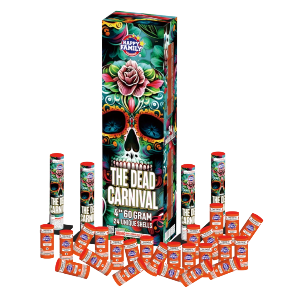 The Dead Carnival (4" 60 Gram) by Happy Family artillery shell kit
