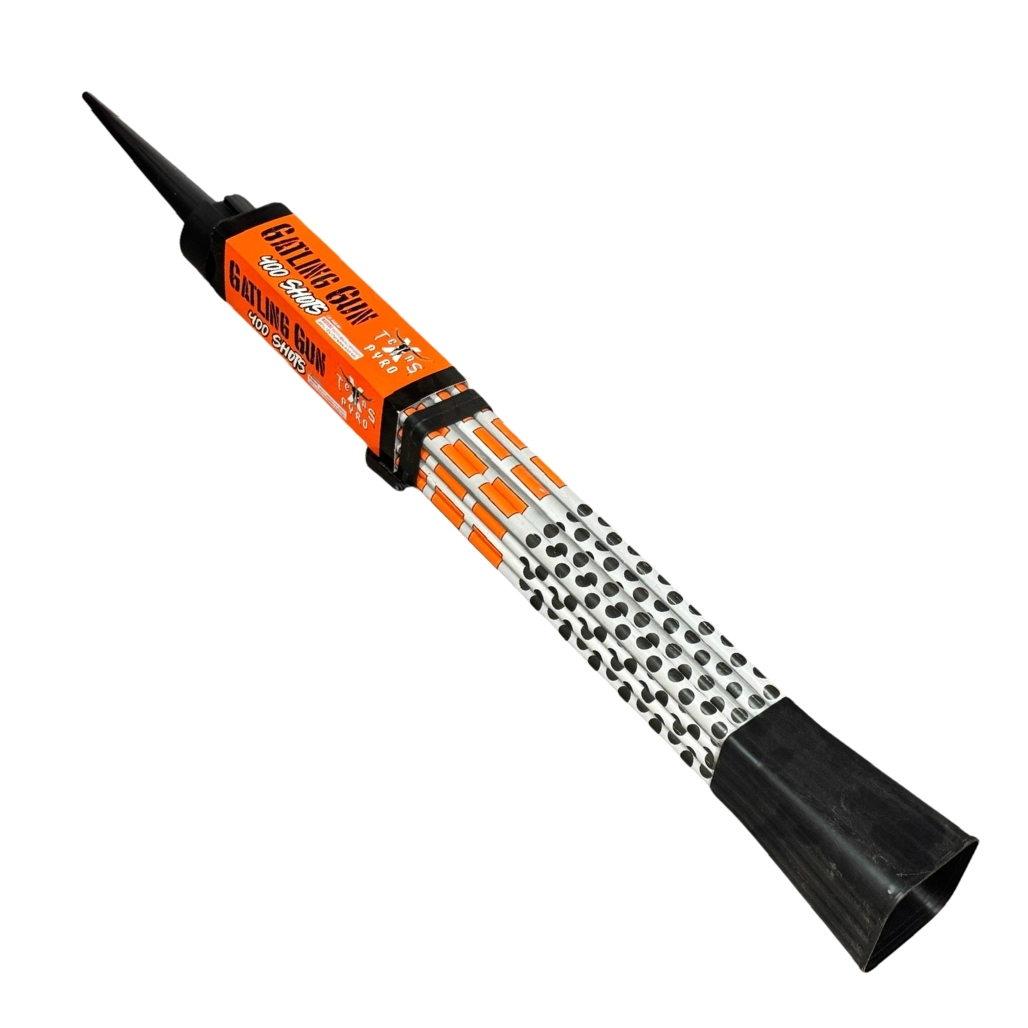 Gatling Gun - Texas Pyro 400 shots Roman candle