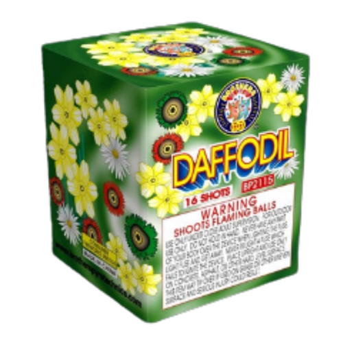 Daffodil 16 Shots by Brothers 500 gram aerial cake