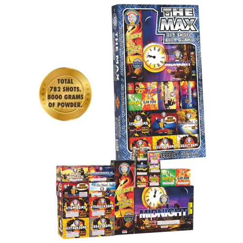 The Max Assortment(782 Shots) by Brothers canister shell kit
