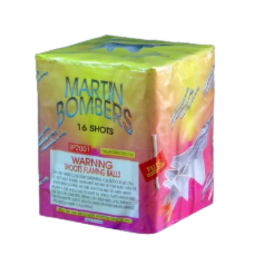 Martin Bombers 16 Shots by Brothers 200 gram aerial cake