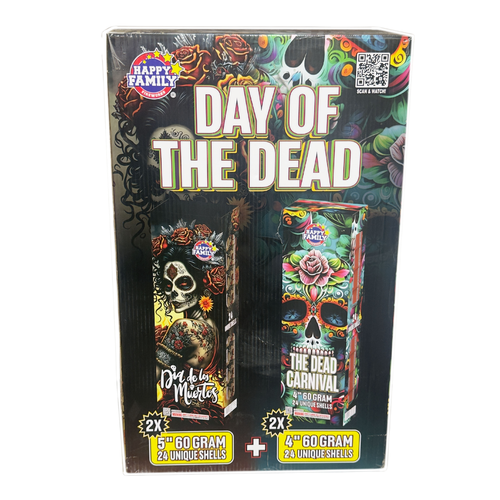 5" and 4" DAY OF THE DEAD by Happy Family artillery shell kit