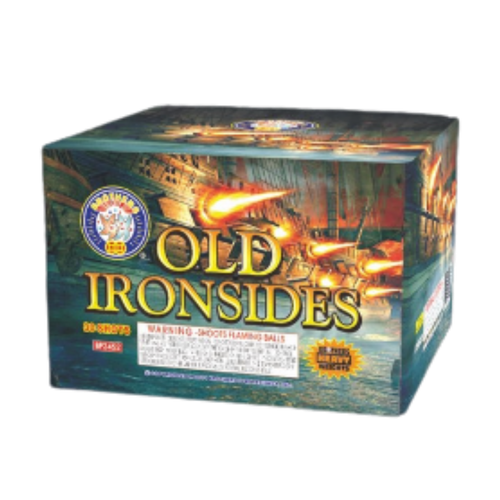 Old Ironside 30 Shots by Brothers 200 gram aerial cake