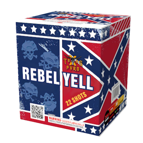 Rebel Yell by Texas Pyro 200 gram aerial cake