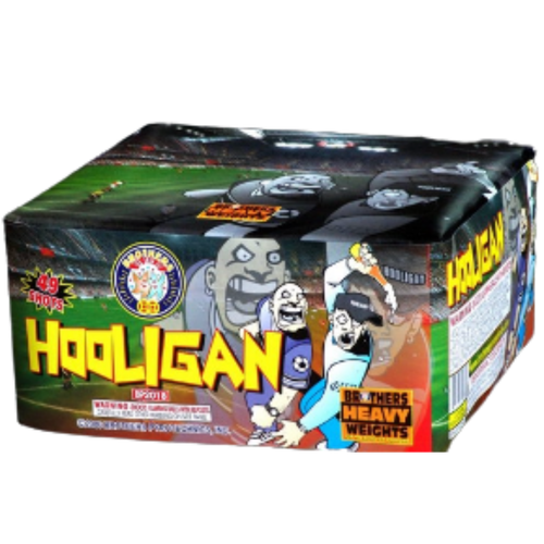 Hooligan 49 Shots by Brothers spinner firework