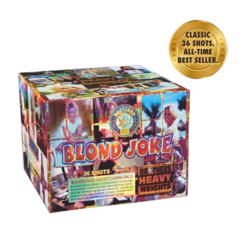 Blond Joke 36 Shots by Brothers 500 gram aerial cake