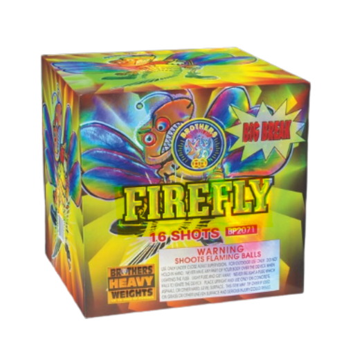 Firefly 16 Shots by Brothers 500 gram aerial cake