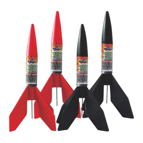 TGR109 10 Inch Defender Missile featuring aerial missile launch effects with packing 18/4.