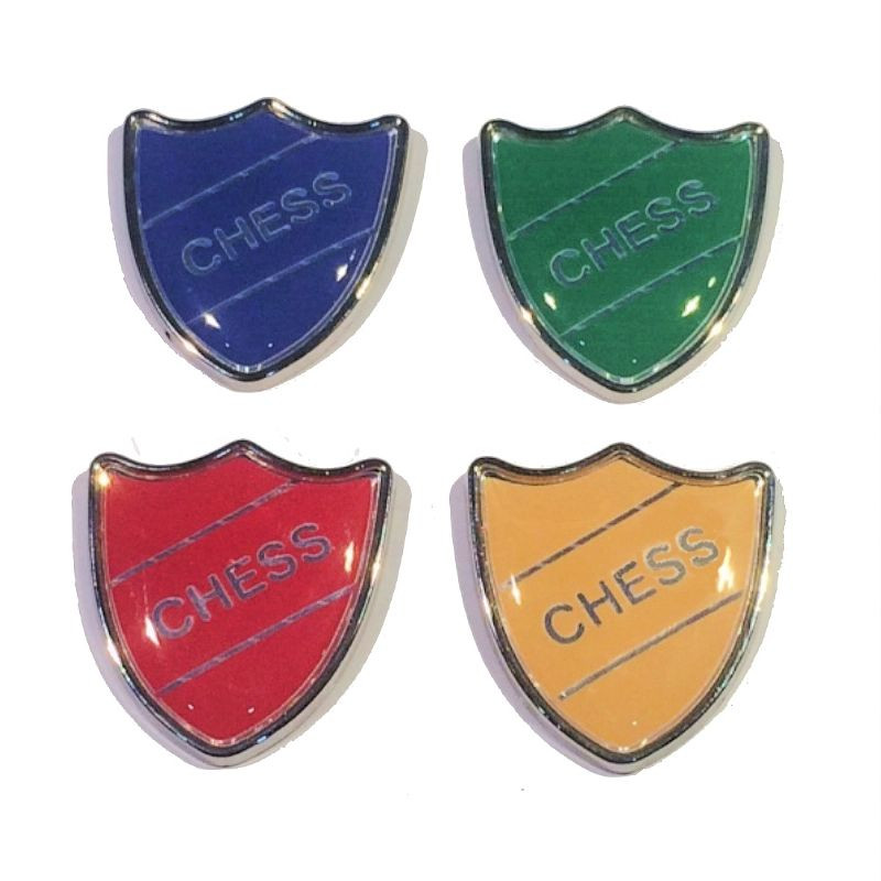 CHESS - SHIELD Lapel Badge - Awards Engraving