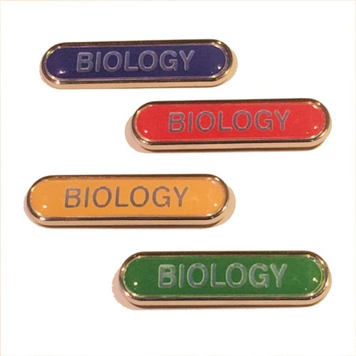 BIOLOGY- BAR Lapel Badge