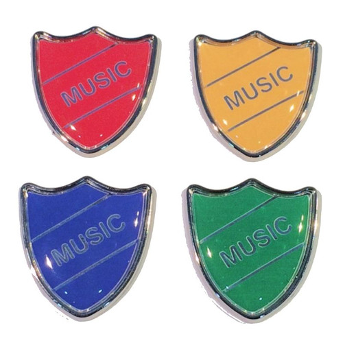 MUSIC - SHIELD Lapel Badge